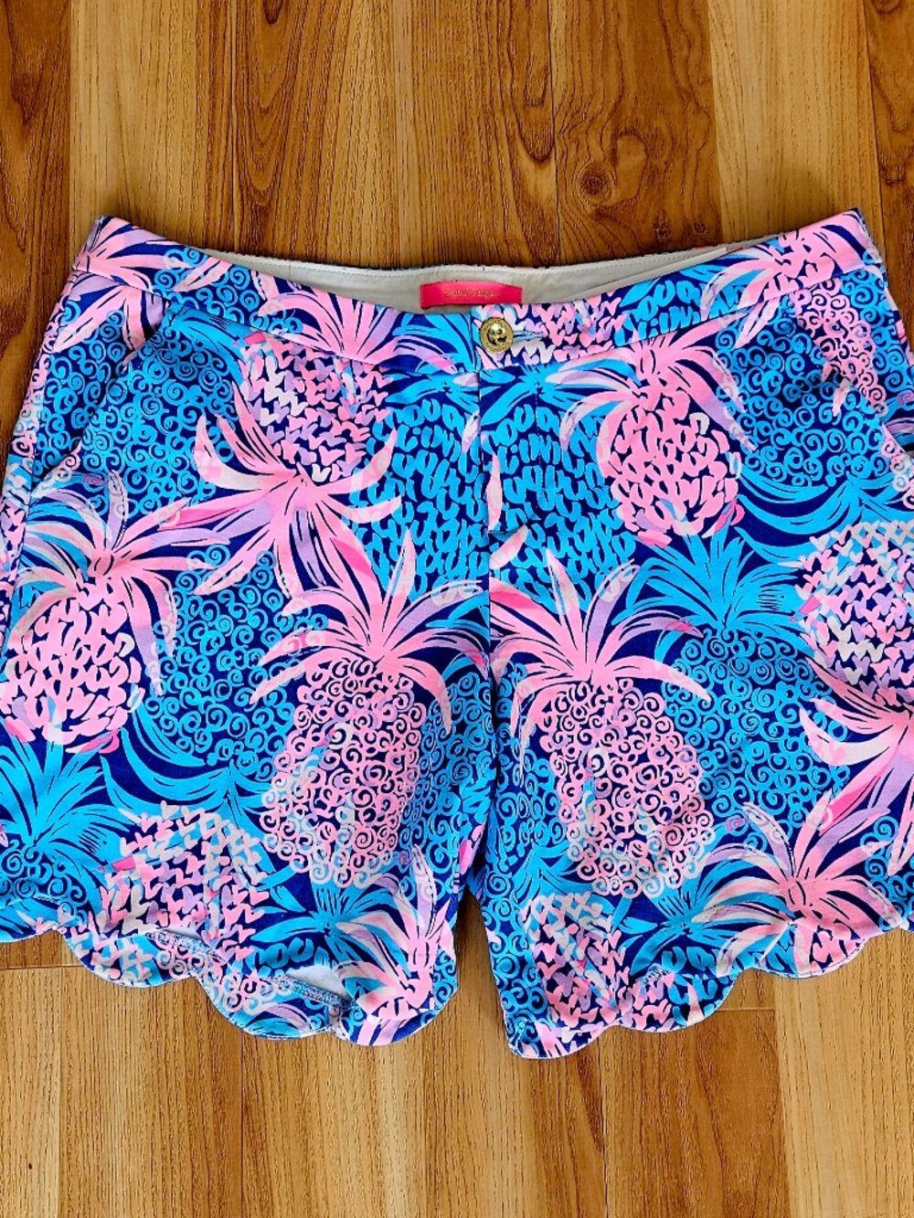 Lilly Pulitzer Darci knit shorts, 7" inseam.